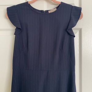 Blue business/work dress